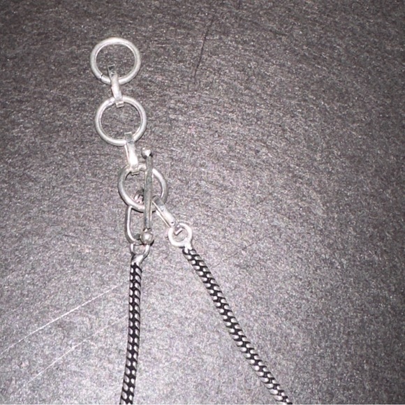 Modern Amethyst Solar dangle multi-gem handmade statement Necklace - Picture 10 of 13